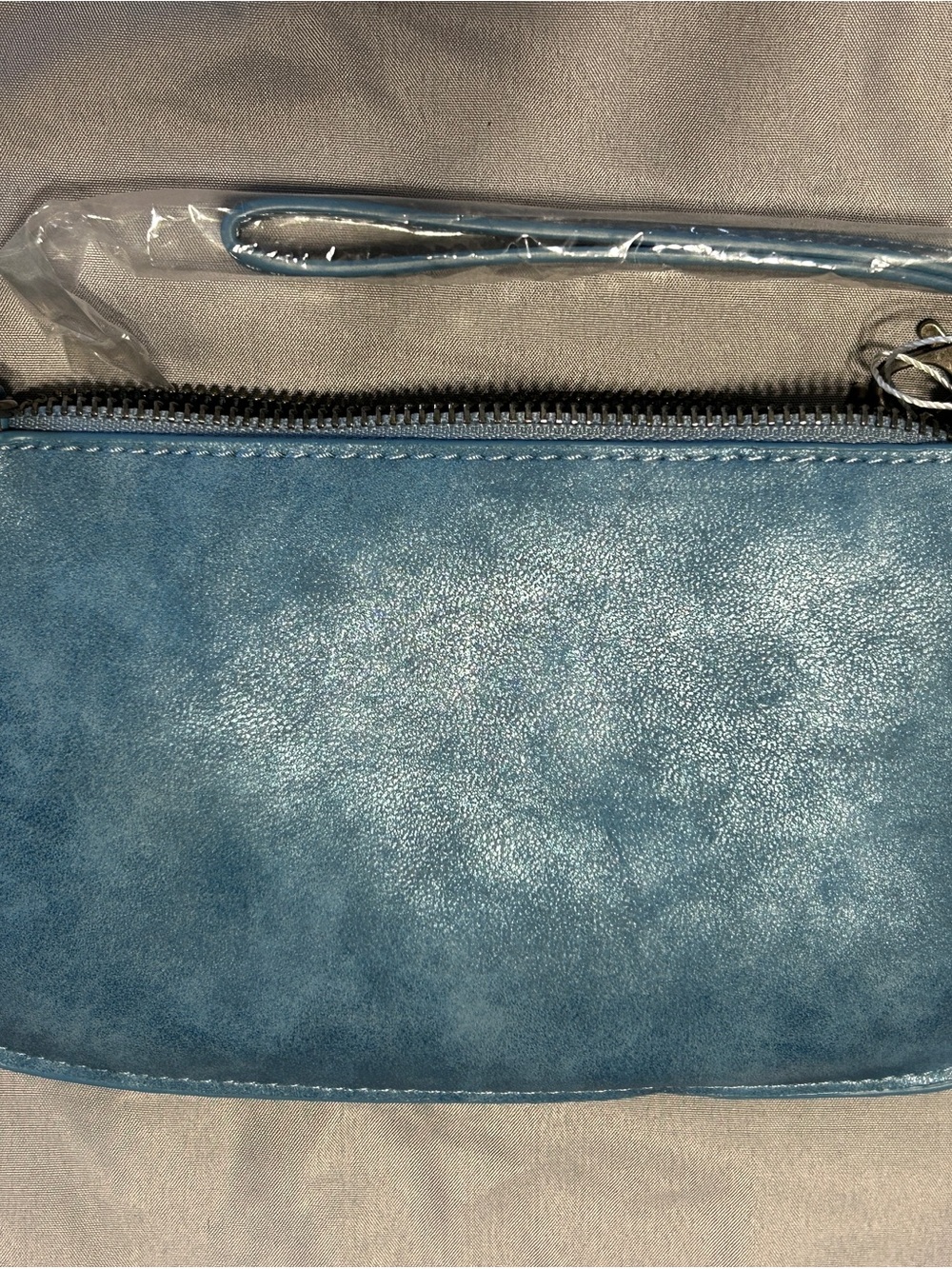 Joy Susan Blue Wristlet Clutch with Strap